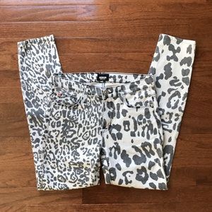 Hudson skinny printed denim size 26